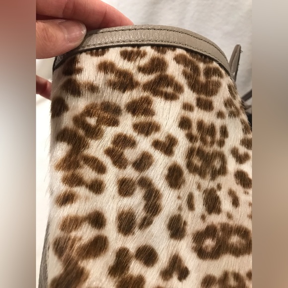 Brighton PARIS tote Beige mushroom TALI Leather & faux fur Shoulder - Picture 10 of 13